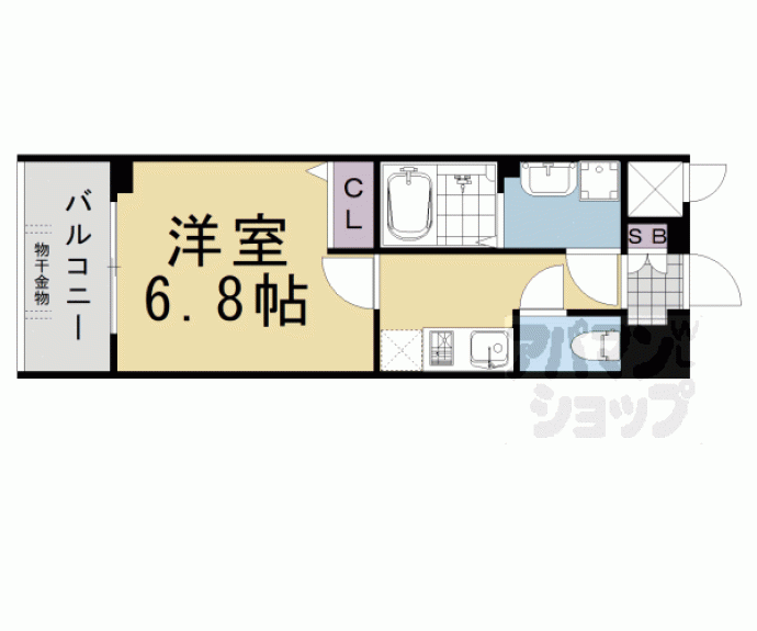 【ヴィラ四条大宮】間取