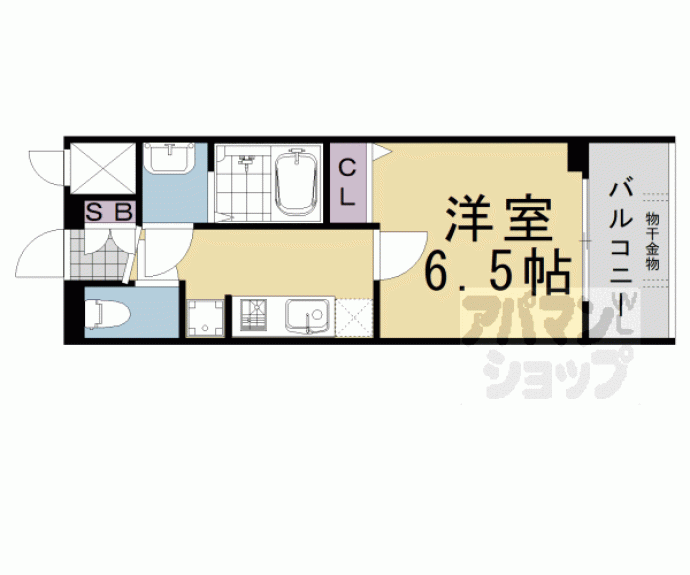 【ヴィラ四条大宮】間取