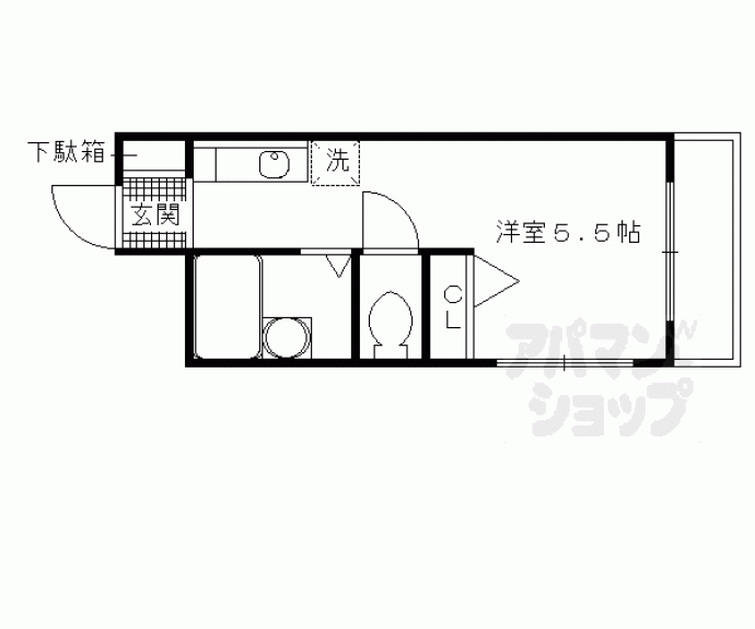 【クレール桃山】間取