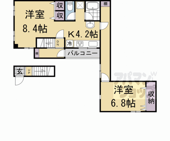 【アズマコーポ】間取
