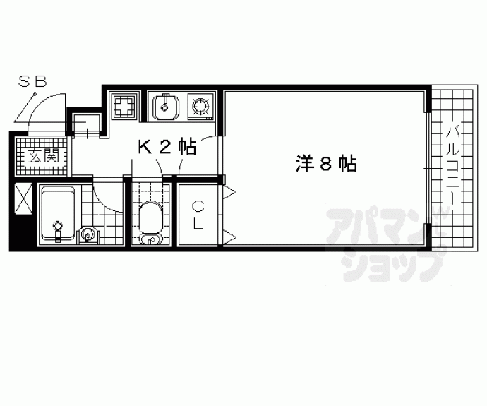 【ドミール伊勢田】間取
