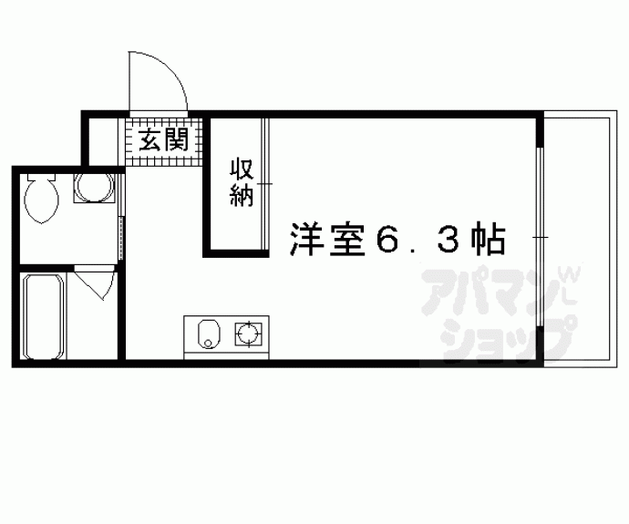 【シティハウス丹波橋】間取