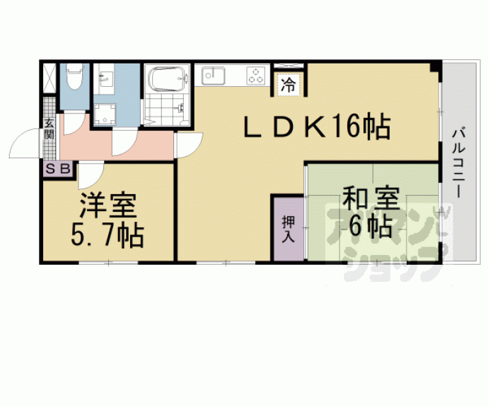 【メゾンフェニックス】間取