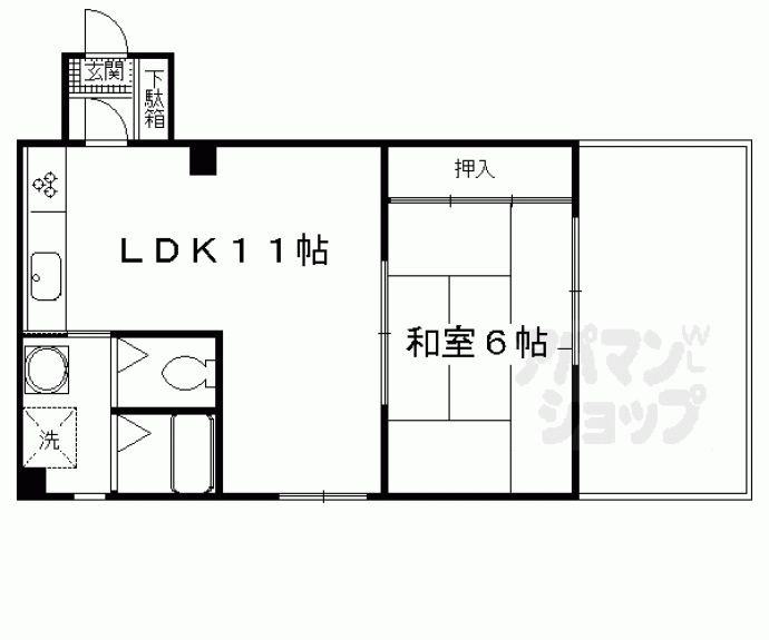 【ハイツ紫峯】間取