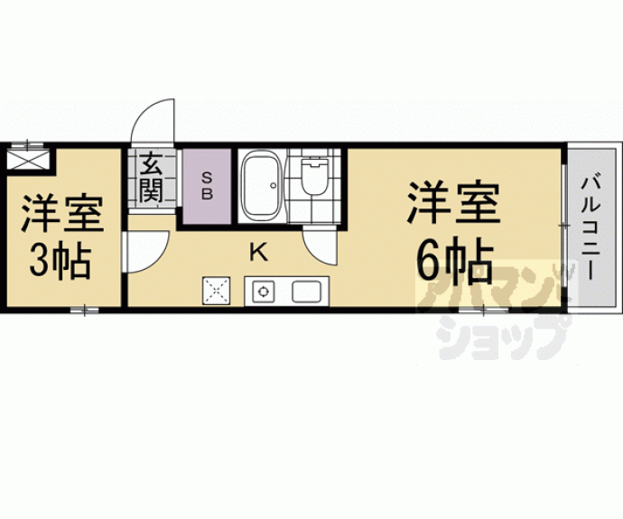 【メゾン・ド・パヴィヨン】間取