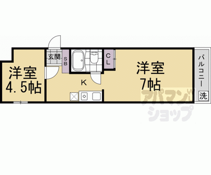 【メゾン・ド・パリエ】間取