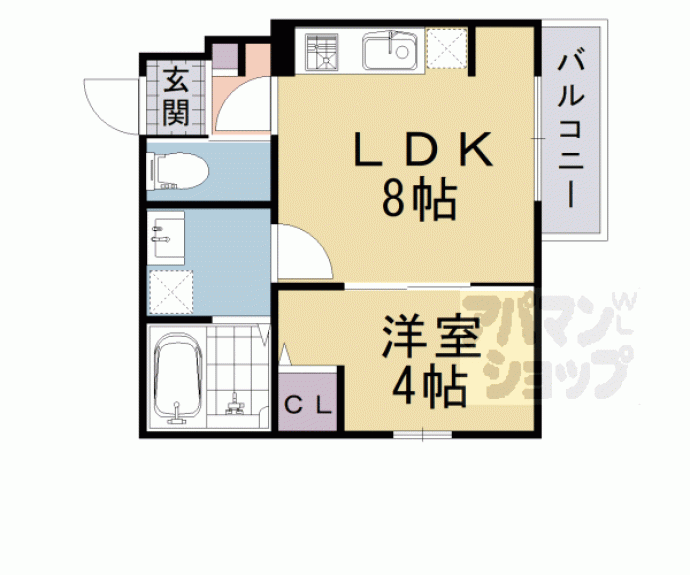 【KRM RESIDENCE NAGAOKATENJIN】間取