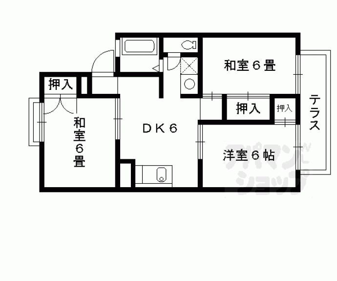 【セジュール山本】間取