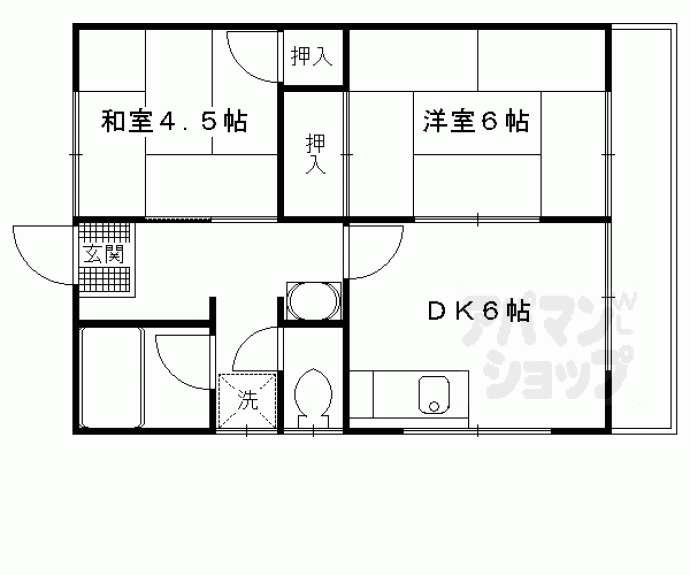 【スイートム武村】間取