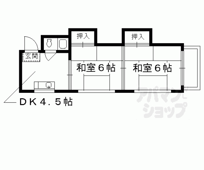 【コーポ伊藤】間取