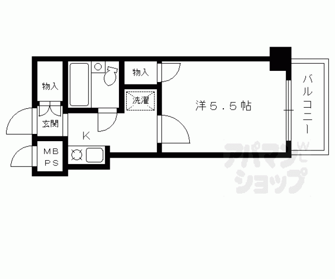 【ホーユウコンフォルト京都伏見】間取