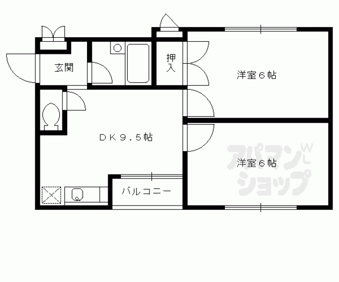 【パティオフローラ】間取