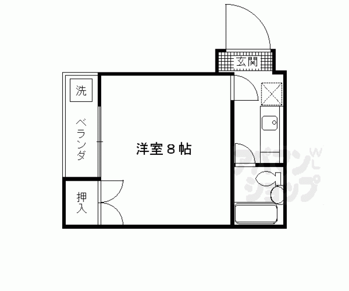 【パティオフローラ】間取