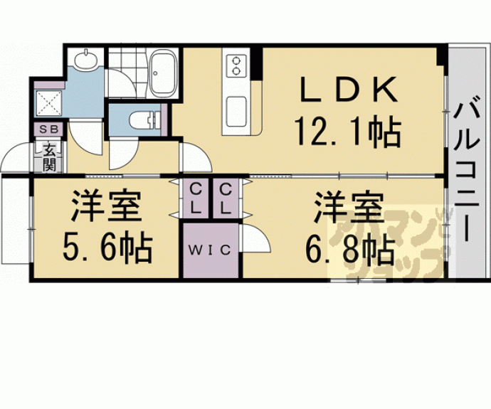 【Bernina Palace 西院】間取