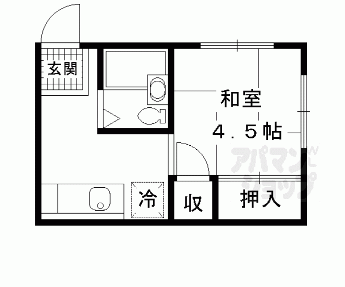 【武市アパート】間取