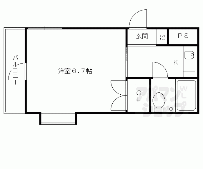 【メゾンレザンジュ】間取