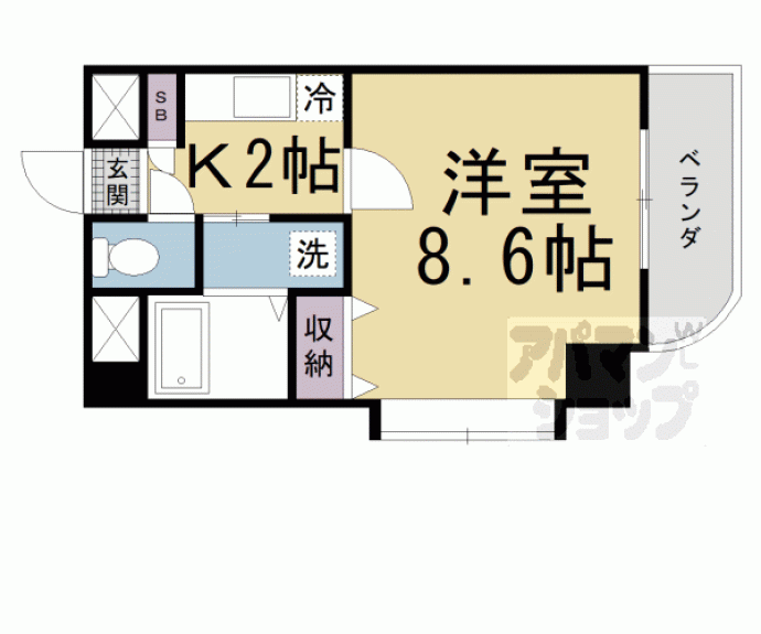【ピアグレース錦Ⅱ】間取