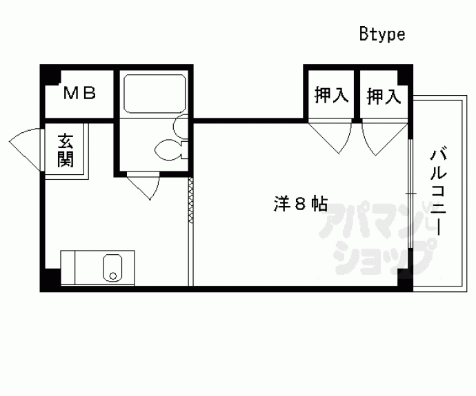 【ハイツ・しらかば】間取