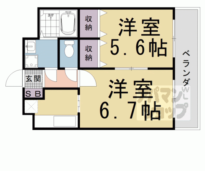 【ＤＥＴＯＭ－１東福寺】間取