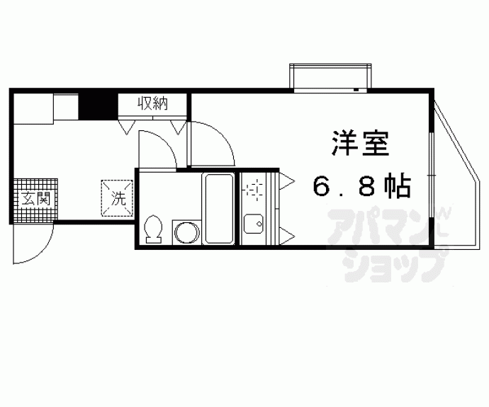 【デ・リード桃山南】間取