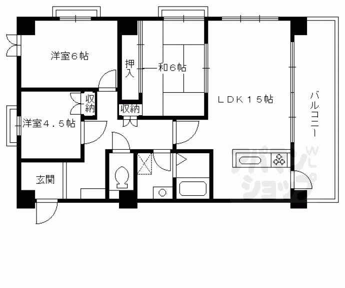 【サンシャイン上野】間取