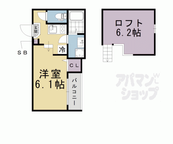 【Bella Casa 京都伏見】間取