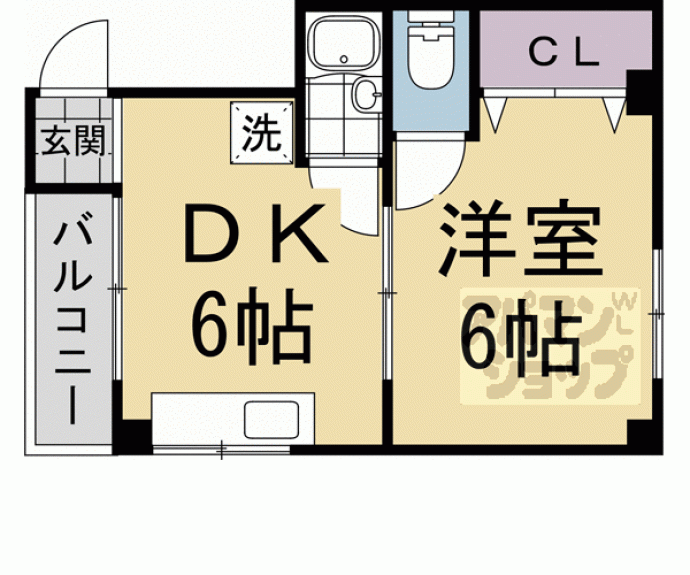 【神泉ハイツ】間取