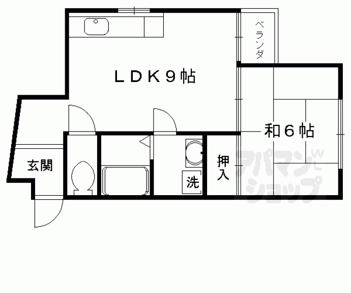 【サンフラワー醍醐】間取