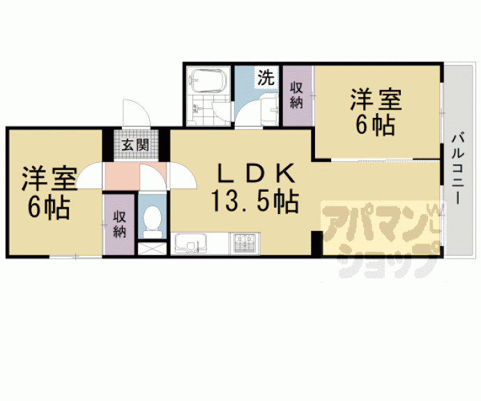 【シャルム醍醐】間取