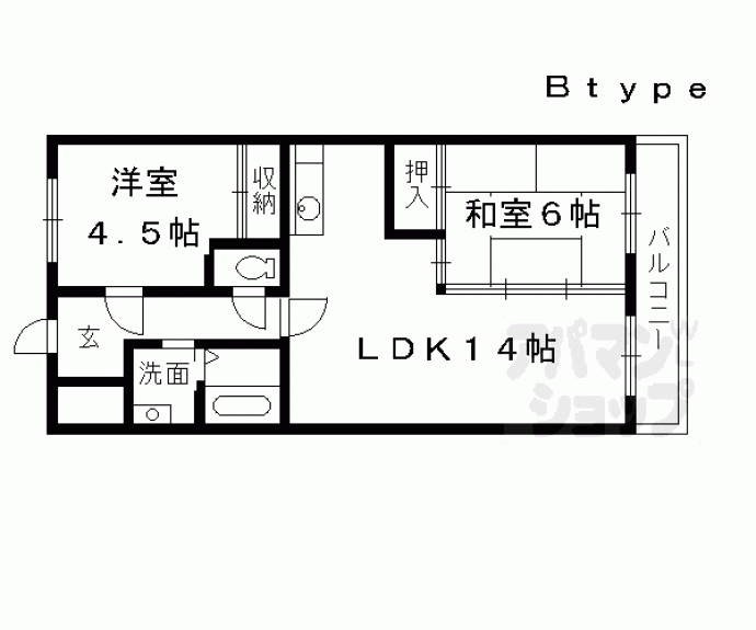 【エクセレント墨染】間取