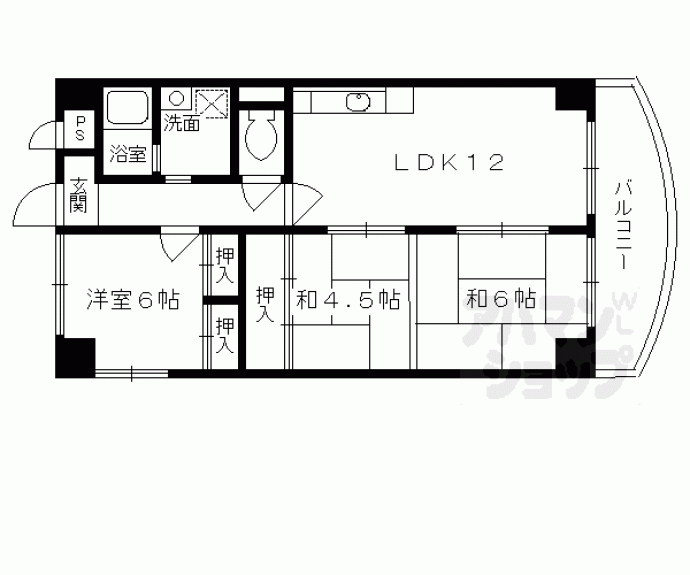 【コンフォール】間取