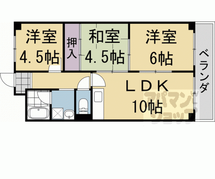 【メゾン山幸】間取