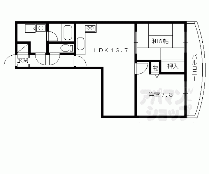 【リーブルショーザン】間取