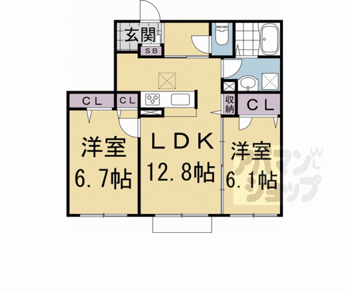 【シャーメゾン・春日森】間取