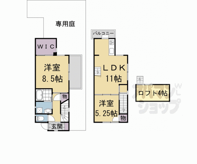 【ｐｏｍ岩倉】間取