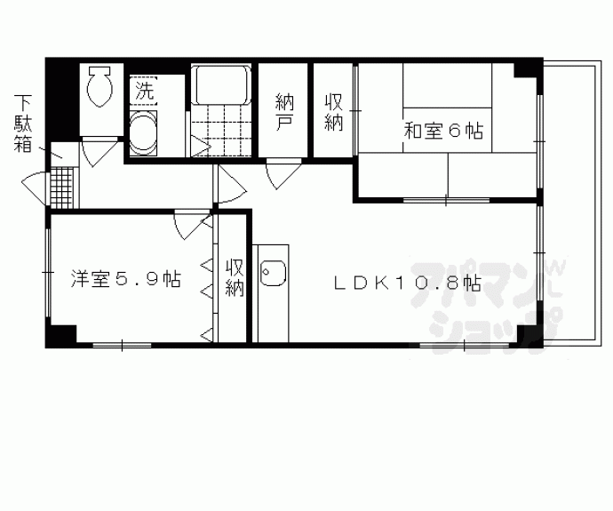 【ビラ・クレール】間取