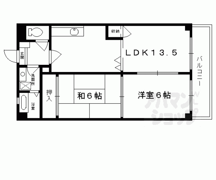 【ビラ・クレール】間取