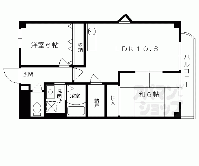 【ビラ・クレール】間取