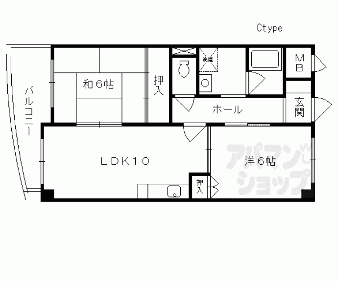 【メゾン・パサージュ】間取
