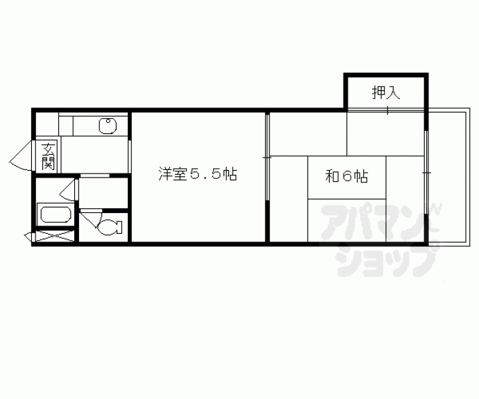 【アーバンヒル桃山】間取