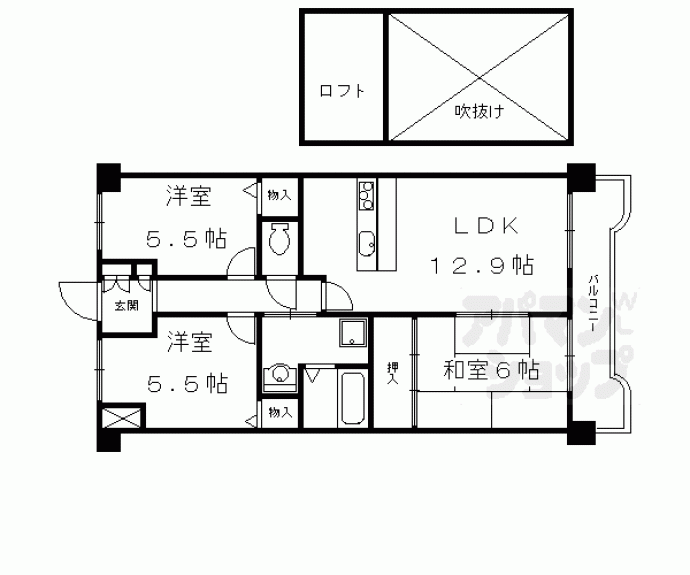 【ＡＺハウス】間取