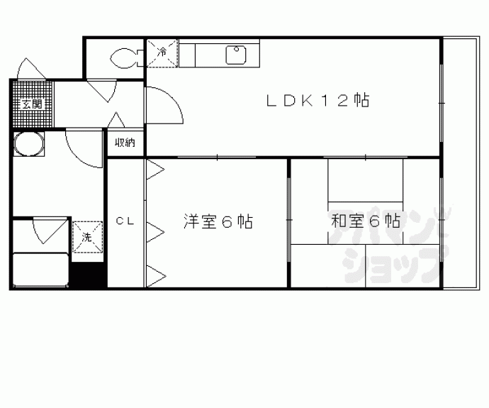 【第２長栄マンション】間取