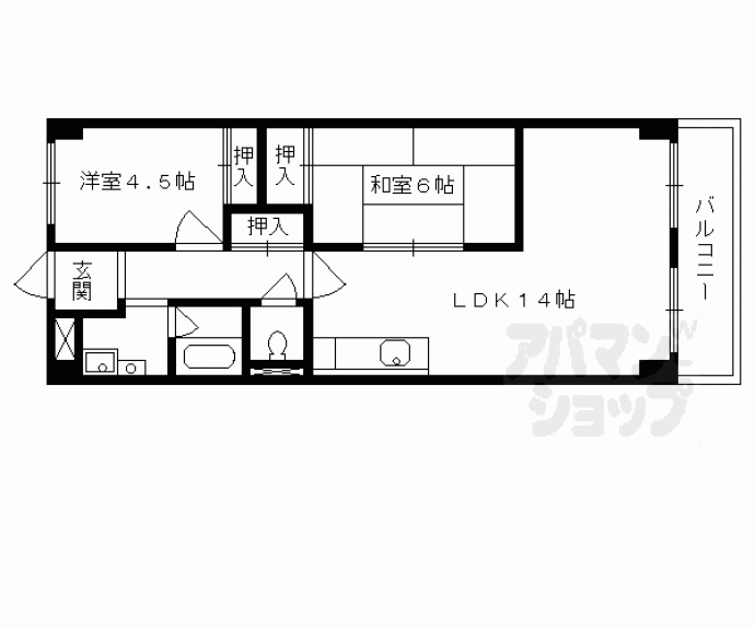 【第50長栄ボン・プレミール】間取
