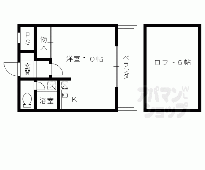 【ＤＡＩＳＨＩＮビル】間取