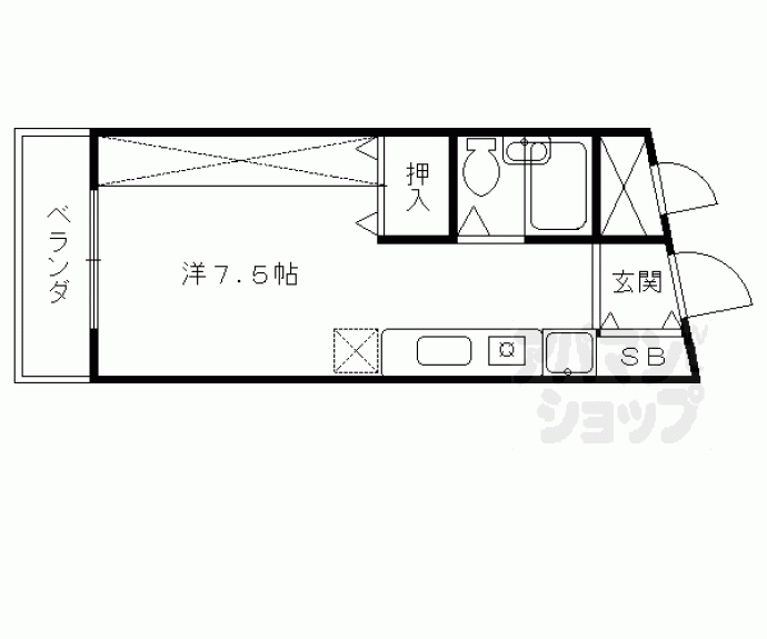 【プレジールマンション】間取