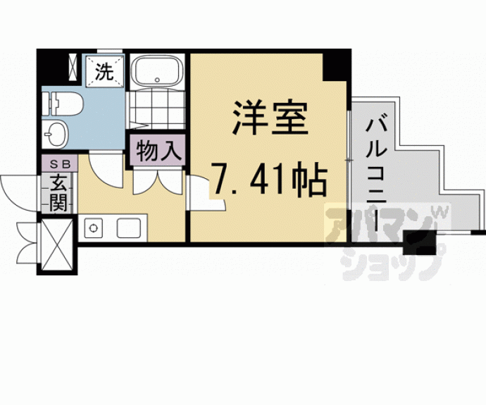 【Ｎシャンブル】間取
