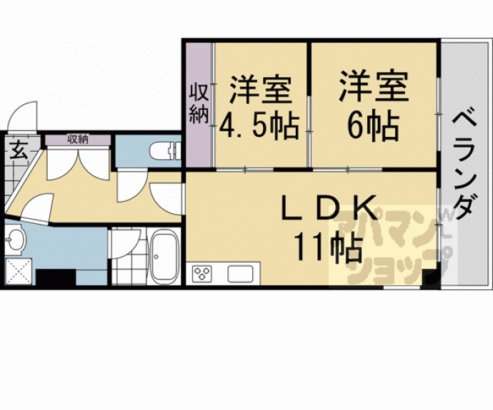 【第１０長栄アビタシオン清水】間取