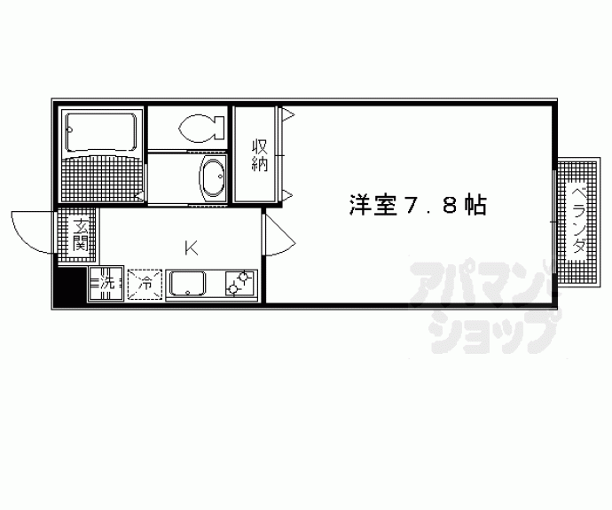 【フラッティ一条御前】間取