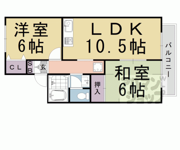 【ウエストヴュー】間取