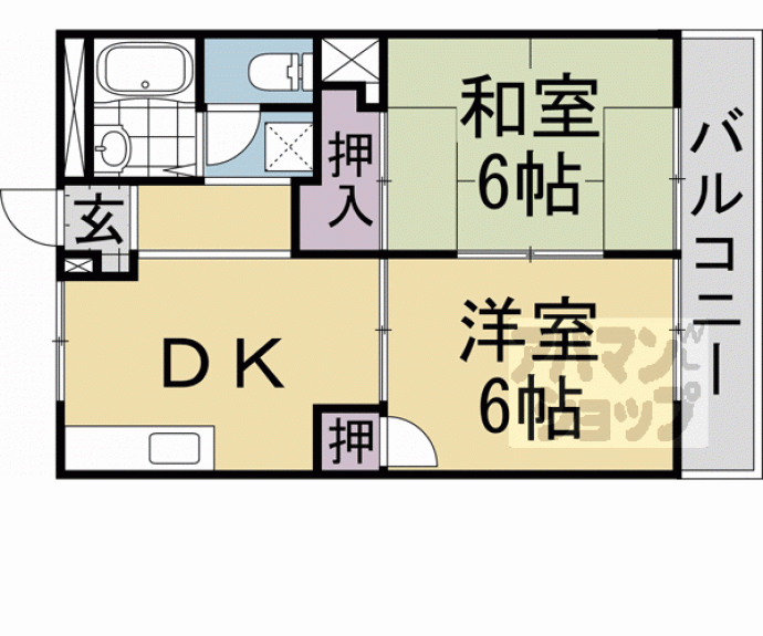 【ヴァンベール桂】間取